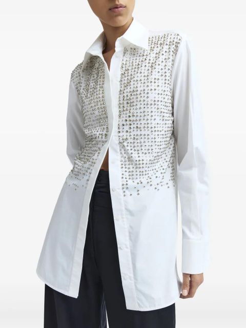 16Arlington Marley poplin shirt - White