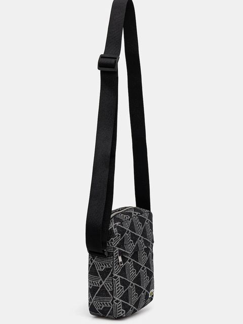 Lacoste saszetka jeansowa kolor czarny NU4869NZ - zdjęcie produktu nr 2