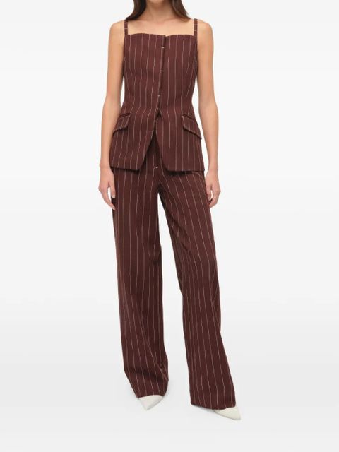 Simkhai Tavar striped trousers - Brown - zdjęcie produktu nr 2