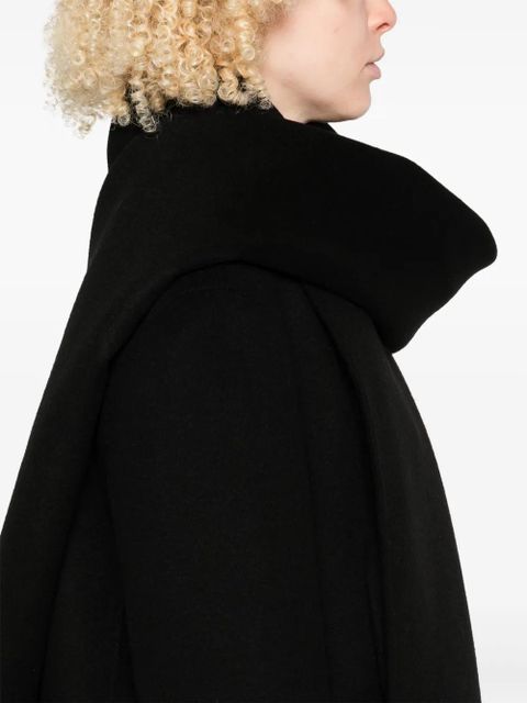 SANDRO wool coat - Black