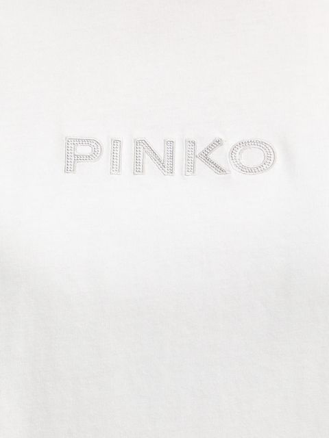 Pinko t-shirt bawełniany damski kolor biały 105526 A2S1