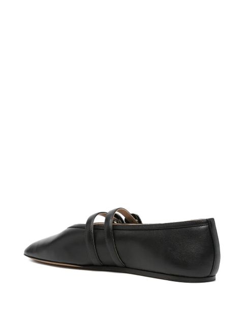Le Monde Beryl Claudia buckle-detail ballet flats - Black