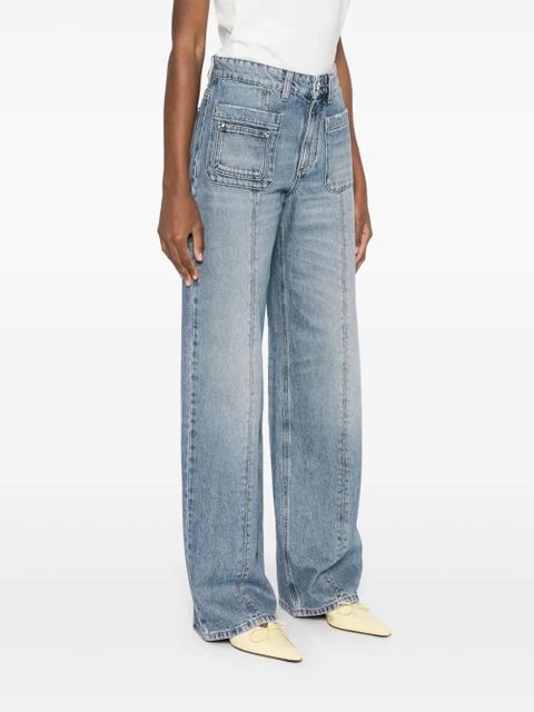 Blumarine straight-leg jeans - Blue