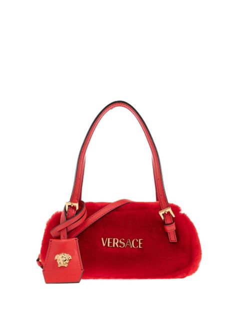 Versace mini Tag Bowling shoulder bag - Red - zdjęcie produktu nr 1
