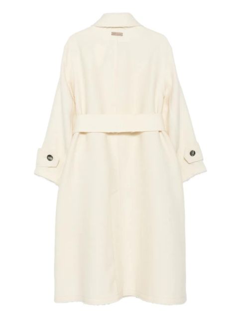 AMI Paris belted coat - Neutrals