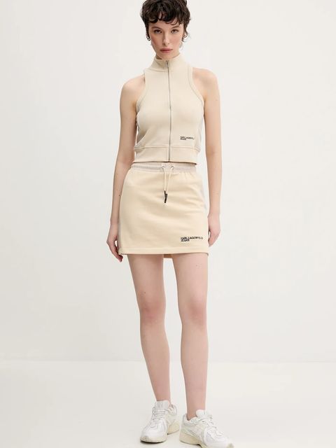 Karl Lagerfeld Jeans top kolor beżowy A2W17025 - zdjęcie produktu nr 2