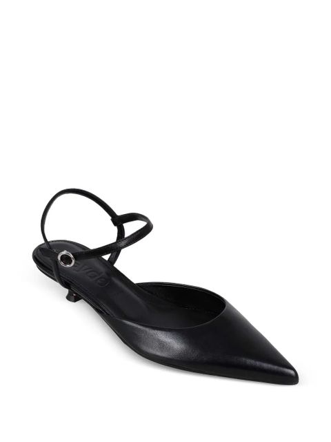 Aeyde Colette 35mm pointed-toe leather pumps - Black - zdjęcie produktu nr 2