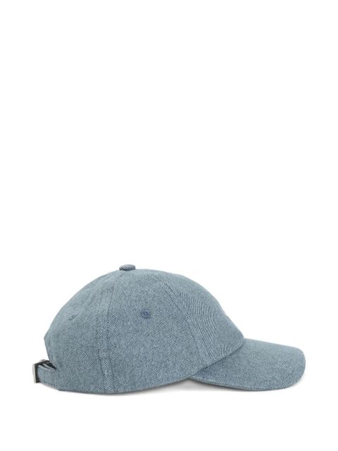 Jacquemus Gadjo logo-plaque denim cap - Blue - zdjęcie produktu nr 2