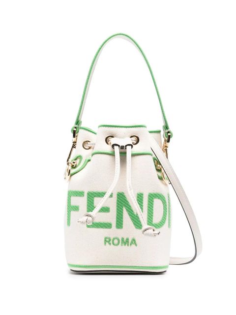 FENDI Mon Tresor canvas bucket bag - Neutrals - zdjęcie produktu nr 1