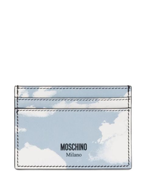Moschino leather wallet - Blue - zdjęcie produktu nr 1
