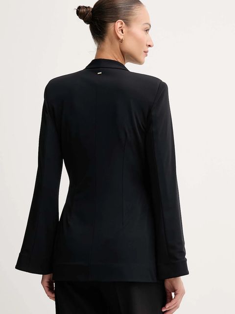 Gaudi marynarka kolor czarny jednorzędowa gładka 521FD34005