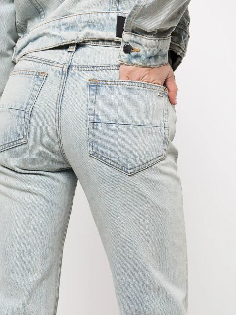 AMIRI cropped denim jeans - Blue