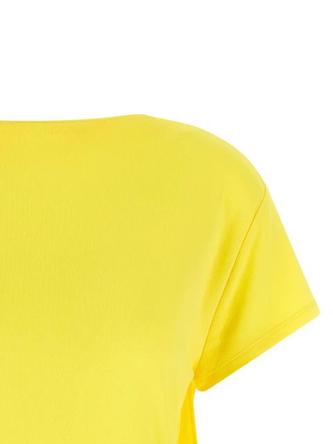 Jacquemus The Mistral draped cut-out T-shirt - Yellow