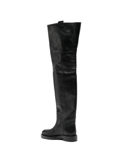 Paris Texas nappa over-the-knee boots - Black