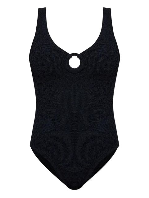 Hunza G Celine covered hoops swimsuit - Black - zdjęcie produktu nr 1