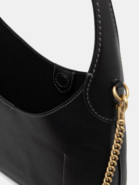 Coach torebka skórzana Brooklyn 23 kolor czarny CW614