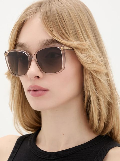Marc Jacobs okulary przeciwsłoneczne damskie kolor beżowy MJ 1127/G/S