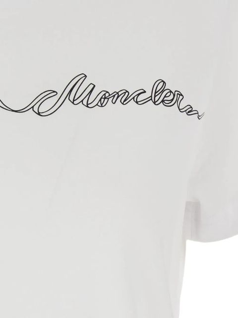 Moncler lettering T-shirt - White