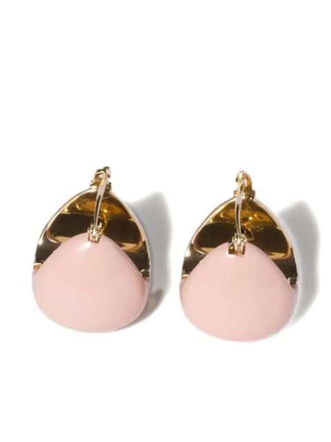 Miu Miu enamelled earrings - Gold