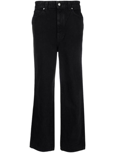 KHAITE straight-leg cotton jeans - Black - zdjęcie produktu nr 1