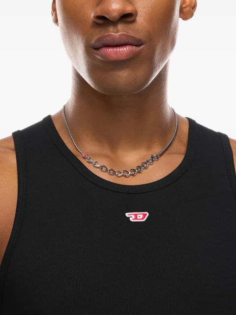 Diesel heart-charm chain necklace - Silver - zdjęcie produktu nr 2