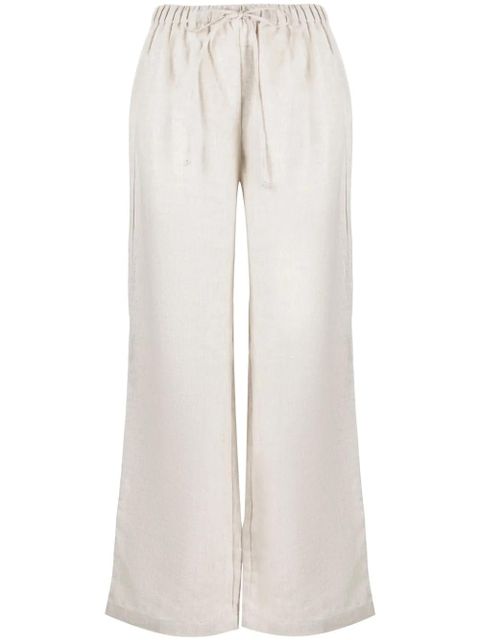 Reformation Olina straight-leg linen trousers - Neutrals - zdjęcie produktu nr 1