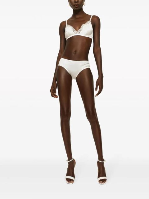 Dolce & Gabbana lace-detail bra - White