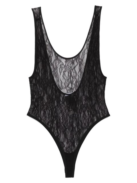 WARDROBE.NYC lace tank bodysuit - Black - zdjęcie produktu nr 2