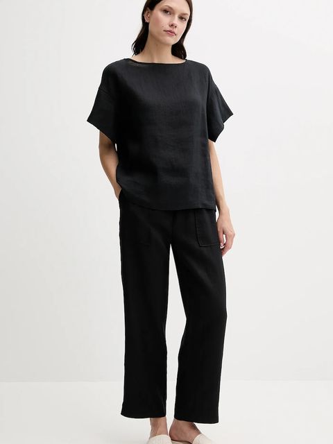 United Colors of Benetton spodnie lniane