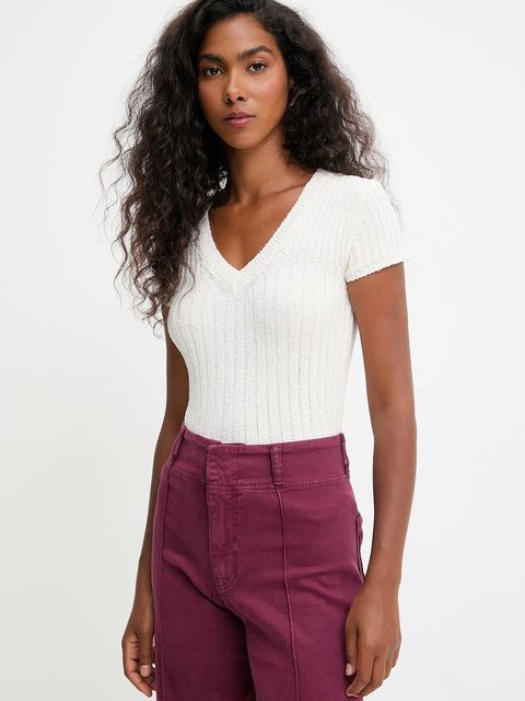 Answear.LAB bluzka damska kolor beżowy gładka - zdjęcie produktu nr 1