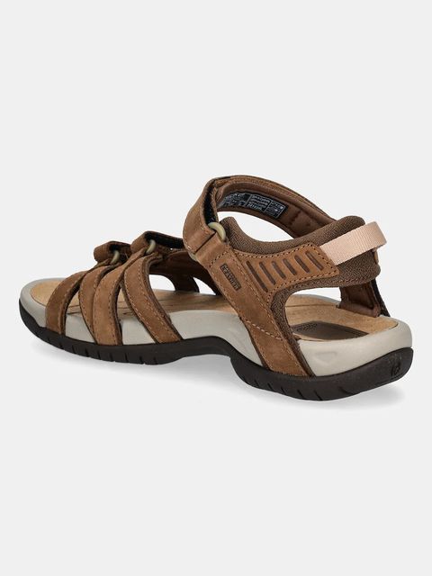 Teva sandały Tirra Leather damskie kolor brązowy 4177-HYBR
