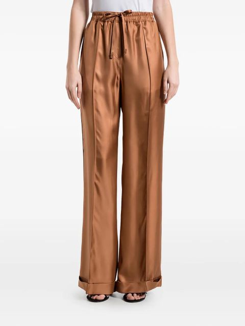 TOM FORD drawstring silk trousers - Brown