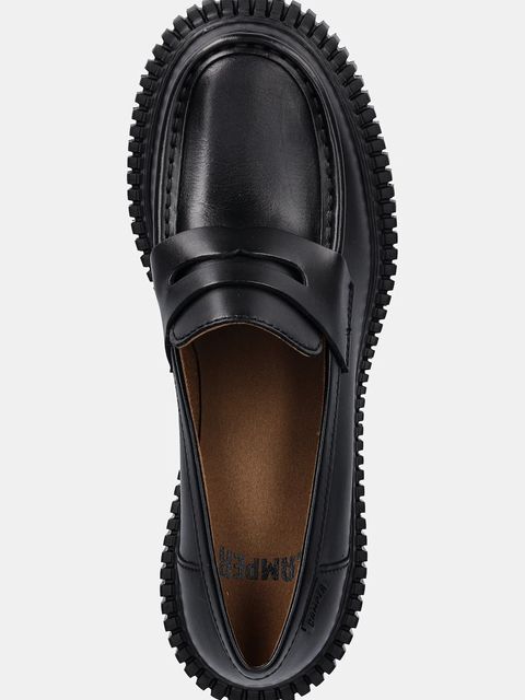 Camper czółenka skórzane Pix London kolor czarny na słupku K201811-001