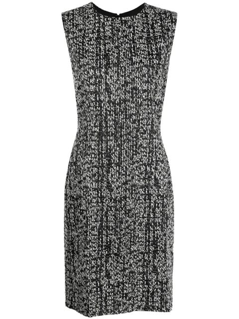 Lanvin sleeveless tweed midi dress - Black - zdjęcie produktu nr 1
