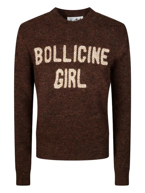 MC2 Saint Barth New Queen strass sweater - Brown - zdjęcie produktu nr 1