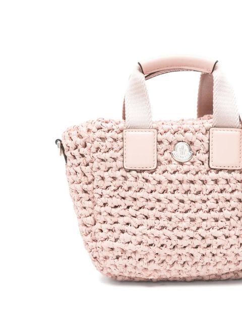 Moncler mini Caradoc tote bag - Pink