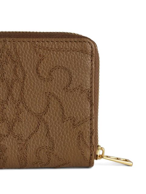 Zadig&Voltaire monogram leather wallet - Brown