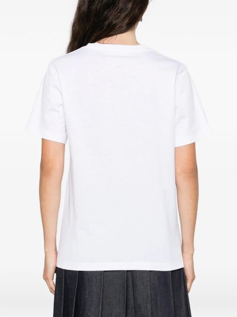 Marni logo on the chest cotton T-shirt - White