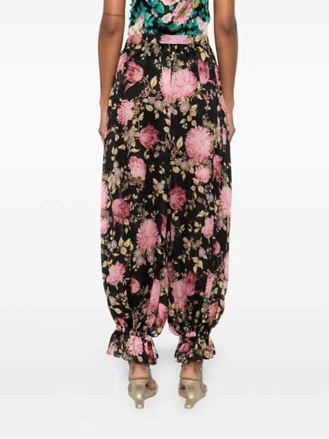 Chloé floral trousers - Black