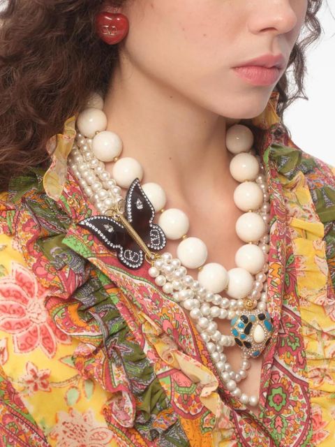 Valentino Garavani Coeur Royal earrings - Gold