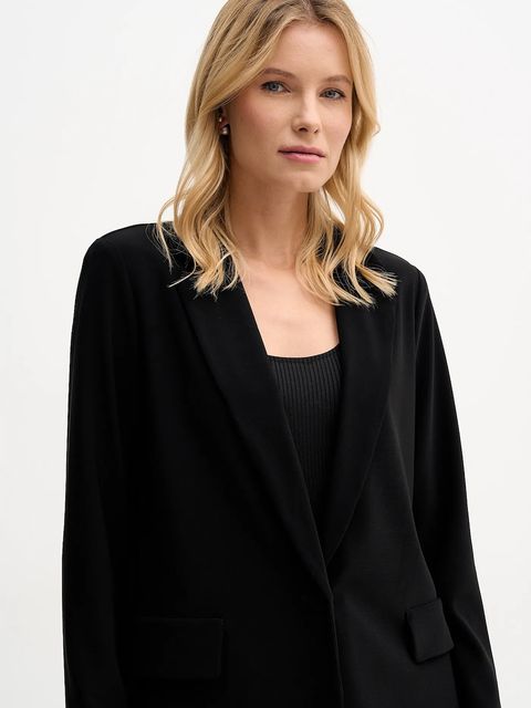 Joseph Ribkoff marynarka kolor czarny jednorzędowa gładka 231064