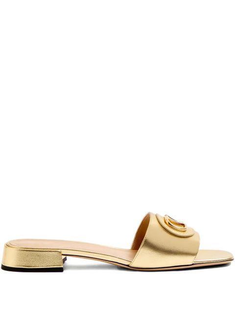 Valentino Garavani 20mm VLogo Signature slides - Gold - zdjęcie produktu nr 1