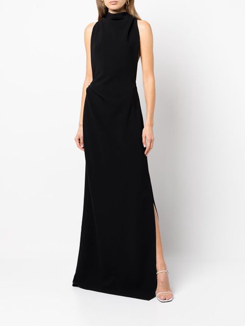 Proenza Schouler matte crepe backless dress - Black