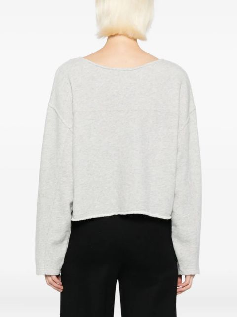 American Vintage knitted cotton top - Grey