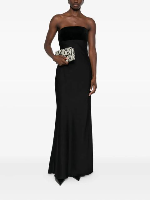Max Mara strapless dress - Black