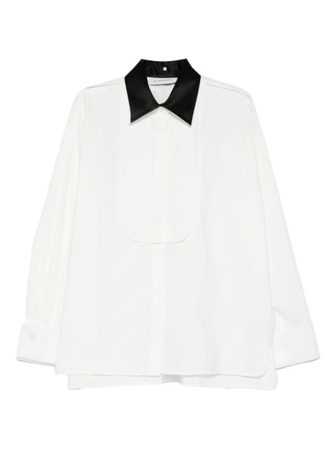 Lanvin contrasting-collar shirt - White - zdjęcie produktu nr 1
