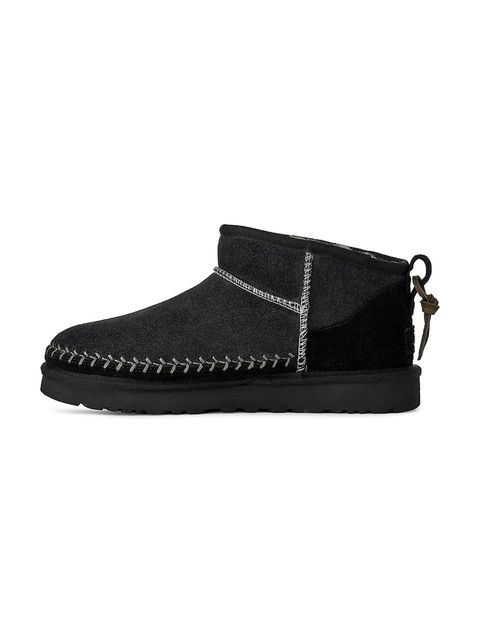 UGG śniegowce Classic Ultra Mini Biarritz kolor czarny 1171538.BLK