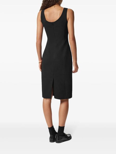 Versace Safety Pin midi dress - Black