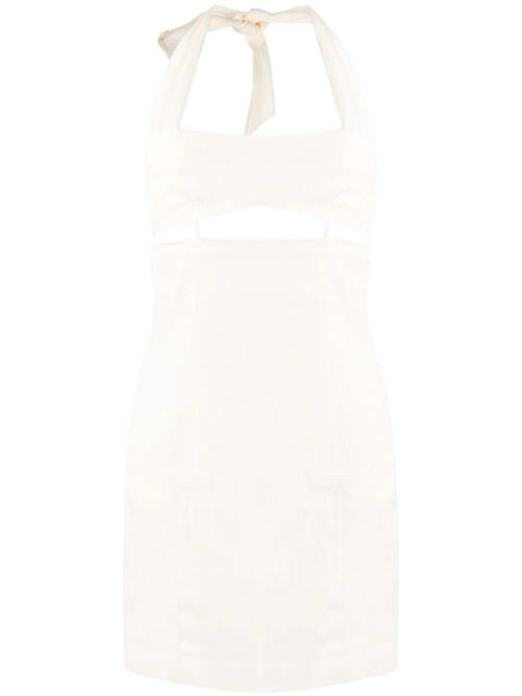 Jacquemus cut-out halter dress - Neutrals - zdjęcie produktu nr 1