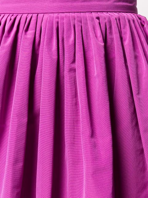 Valentino Garavani pleated bubble hem skirt - Purple